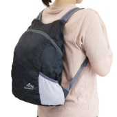 折りたたみ リュックサック ブラック