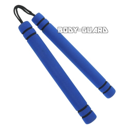 スポンジヌンチャク 4ライン 紐タイプ ブルー