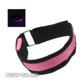 LEDライトアームバンド　充電式　ピンク