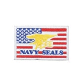 NAVY　SEALS　ワッペン　レッド