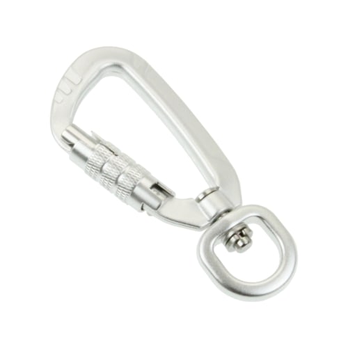 スイベル付きカラビナ シルバー