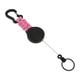 パラコード カラビナリールキーホルダー ピンク