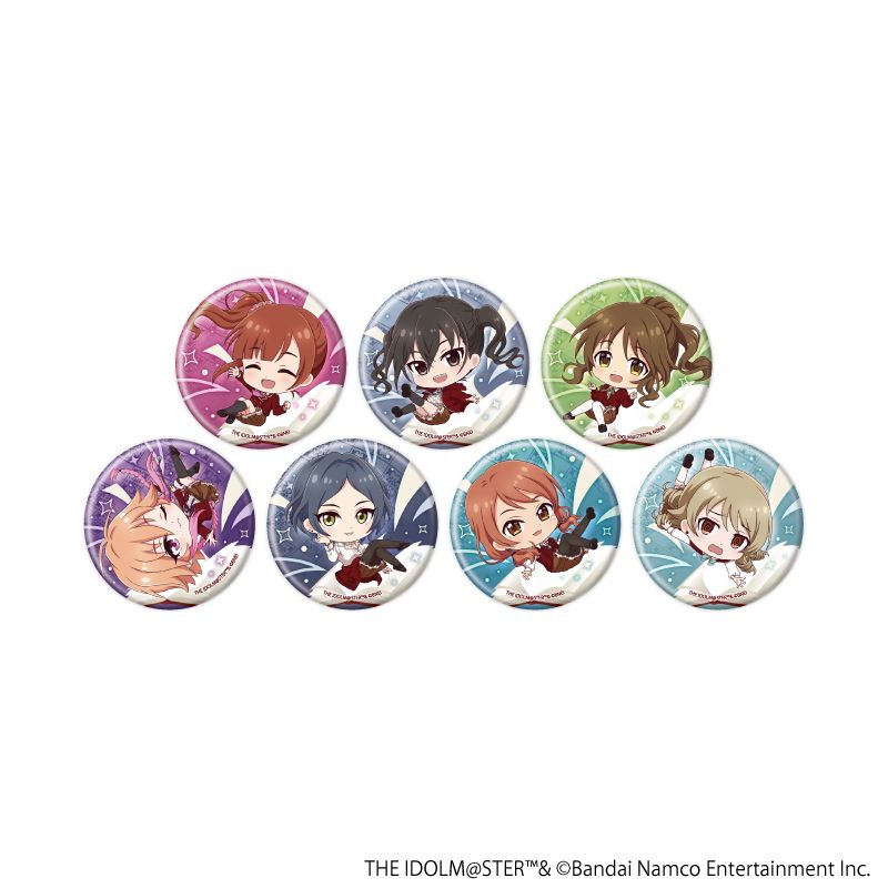 缶バッジ「アイドルマスター シンデレラガールズ」16/コンプリートセット(全7種)(ミニキャライラスト)