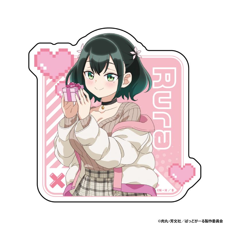ばっどがーる ダイカットステッカー 瑠璃葉 るら