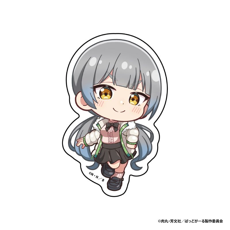 ばっどがーる ダイカットステッカー 水鳥 水花(デフォルメ)