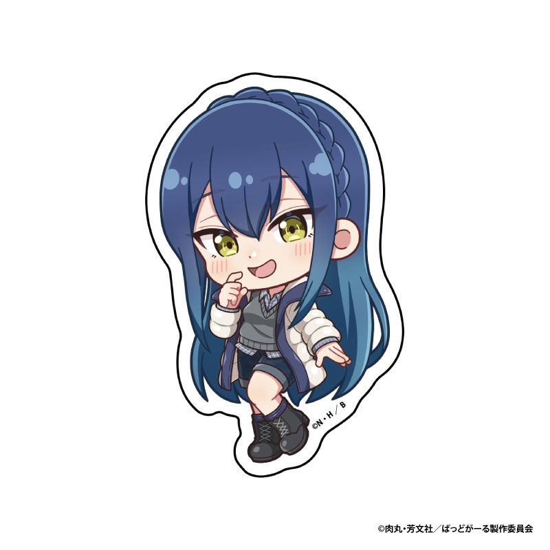 ばっどがーる ダイカットステッカー 清木 清(デフォルメ)