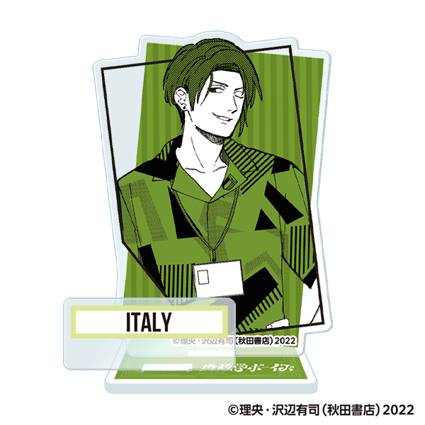 地政学ボーイズ フレーム付きアクリルスタンド／イタリア