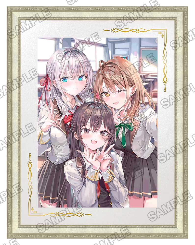 『時々ボソッとロシア語でデレる隣のアーリャさん』 キャラファイングラフ ～memorial photo～ アーリャ＆有希＆マーシャ