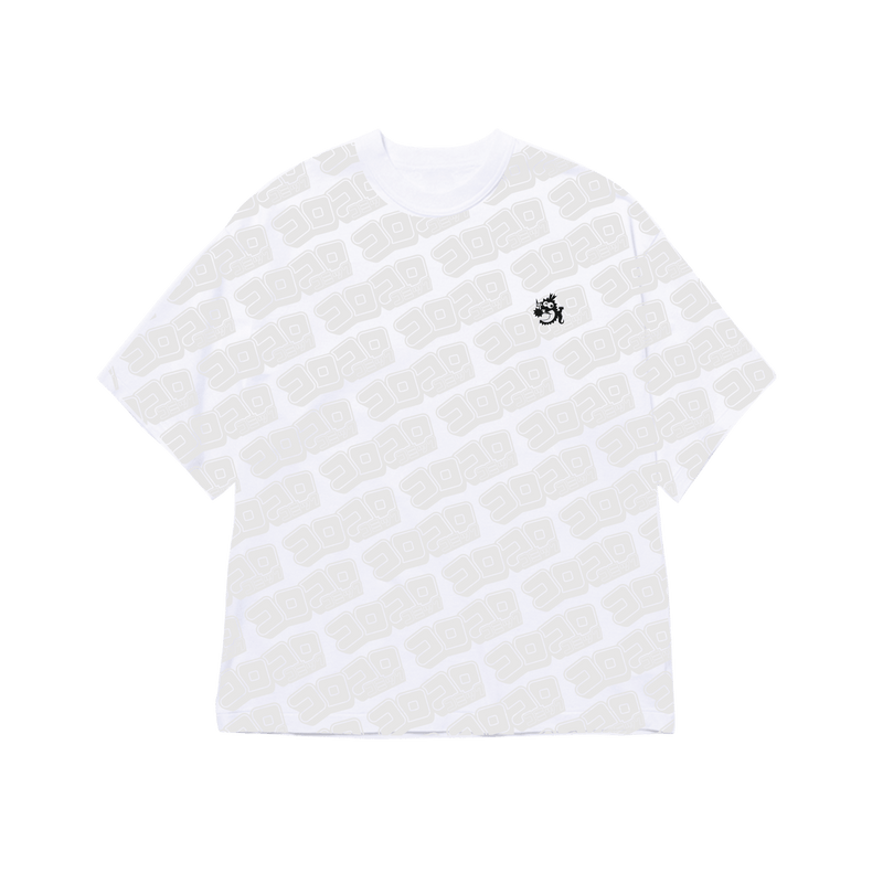コロコロ総柄Tシャツ ホワイト