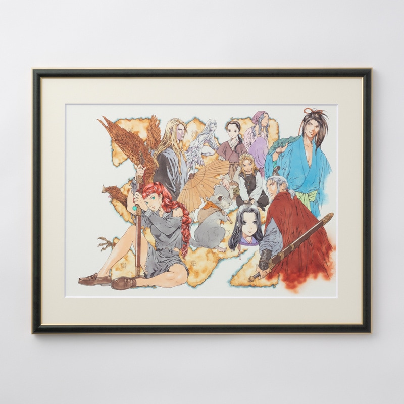 十二国記.山田章博複製原画 再販】「十二国記」山田章博 複製原画『久遠の庭』＜二＞ | 十二国記