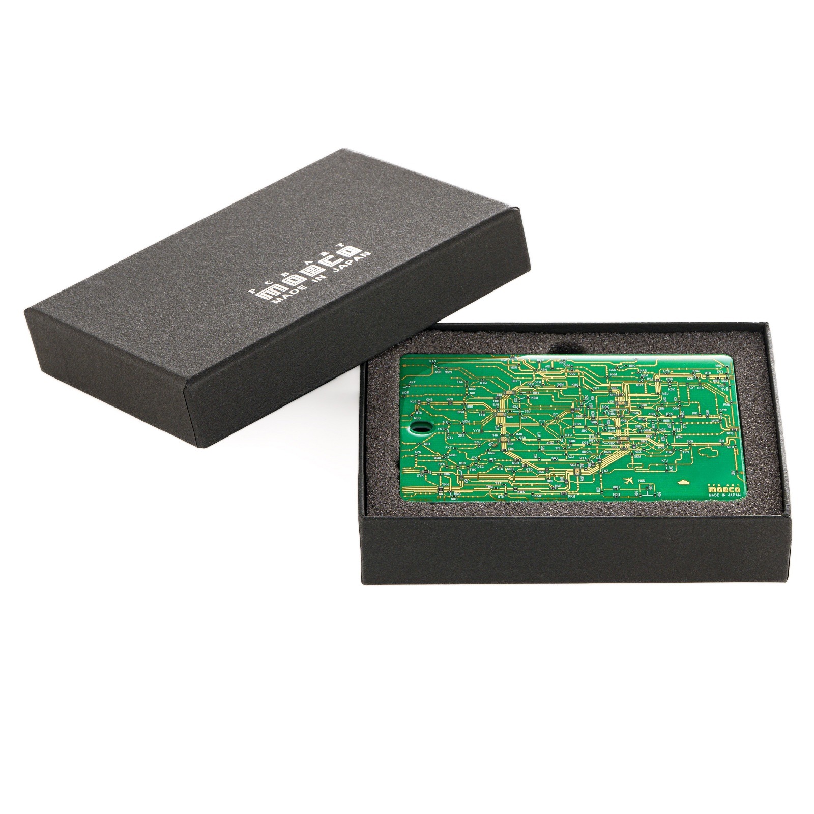 FLASH 東京回路線図LED6　ICカード ケース Green 緑