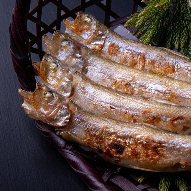 【冷凍】本ししゃもメス（1串・10尾）