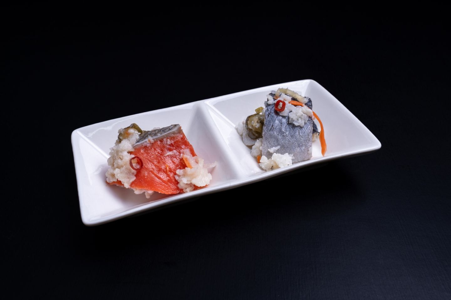 【冷凍】飯寿司（紅鮭、ほっけ、鰊）