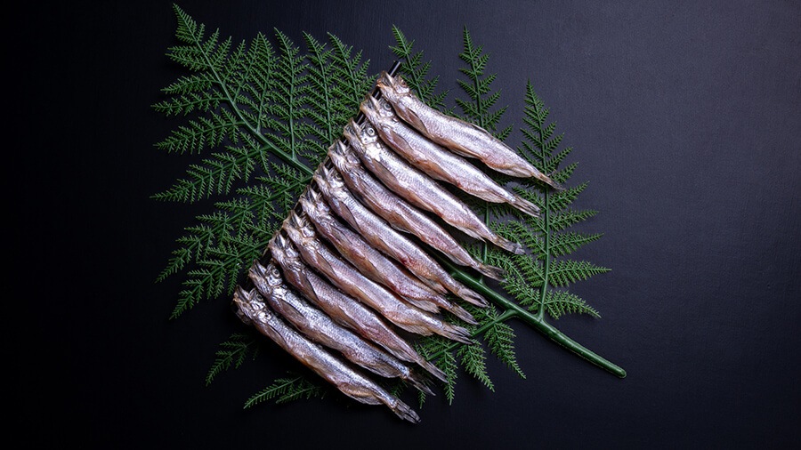 【冷凍】本ししゃもオス（1串・10尾）