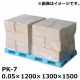 ��ˡ�Ͱ������ �ѥ�åȥ��С�(0.05mm��)��PK-7�� �� 1200��1300��H1500��20������(SK)