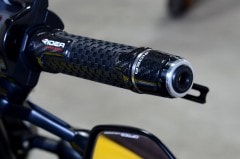 RIDEA ハンドルバーエンド ミドルタイプ カーボン KAWASAKI M8
