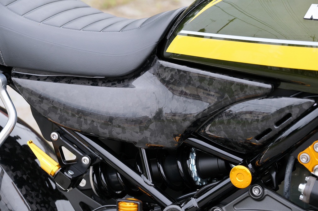 SPEEDRA サイドカバー 一体式 左右セットドライカーボン