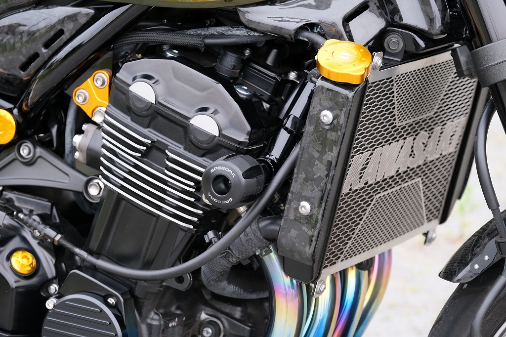 SPEEDRA ラジエターサイドカバー 左右セット ドライカーボン