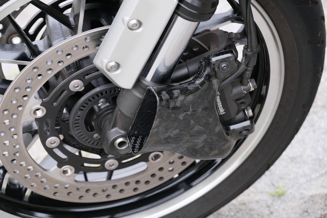 その他 K ブレーキキャリパーエアダクト カーボンファイバー製オートバイ用