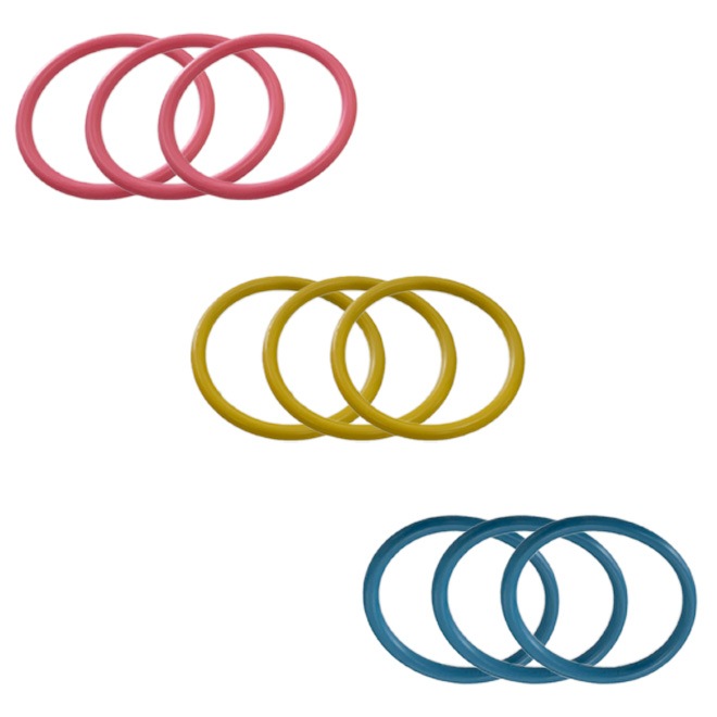 カラー 輪投げ カラーワナゲ セット用 輪投げの輪9ケセット 本体別売