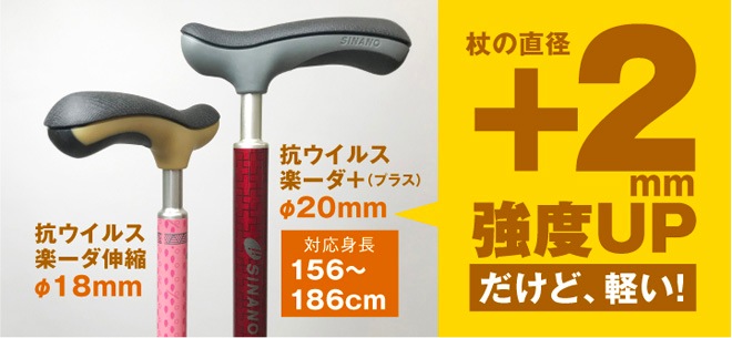 SINANO ���ʥ� �������륹�ڡ��� + �ץ饹 ���������󥰥��ƥå� walkingstick 1�ܾ󡡾� ���ƥå� ����� ��ǥ�������