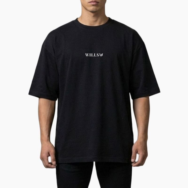 CORE OVERSIZE TEE - BLACK