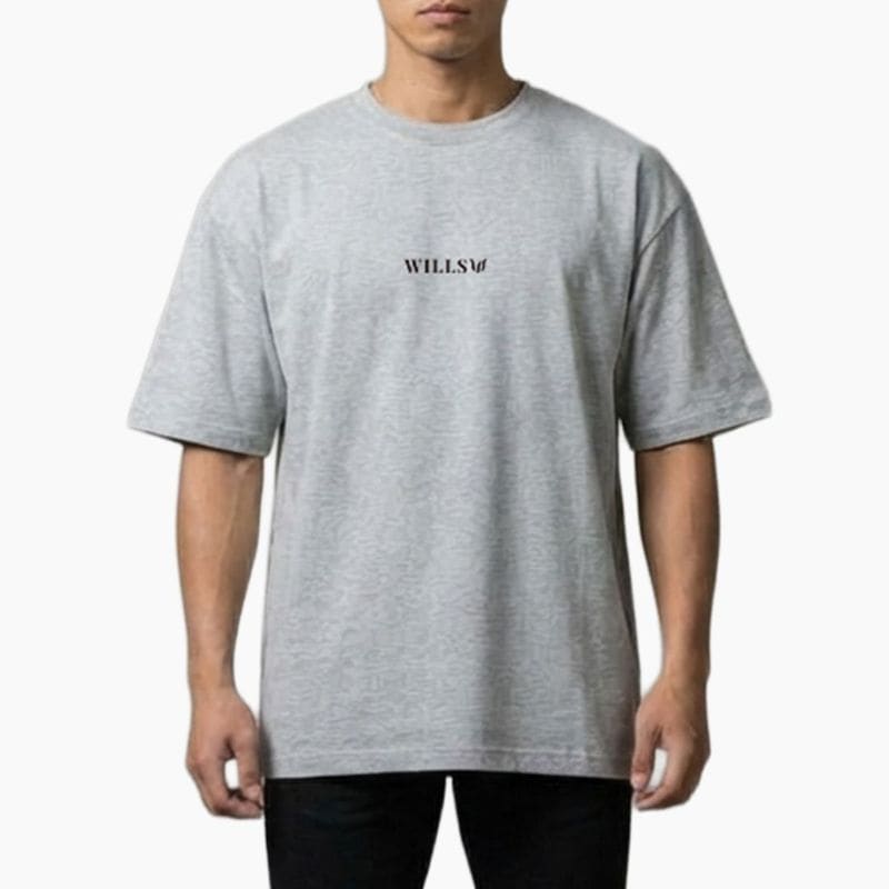 CORE OVERSIZE TEE - GRAY
