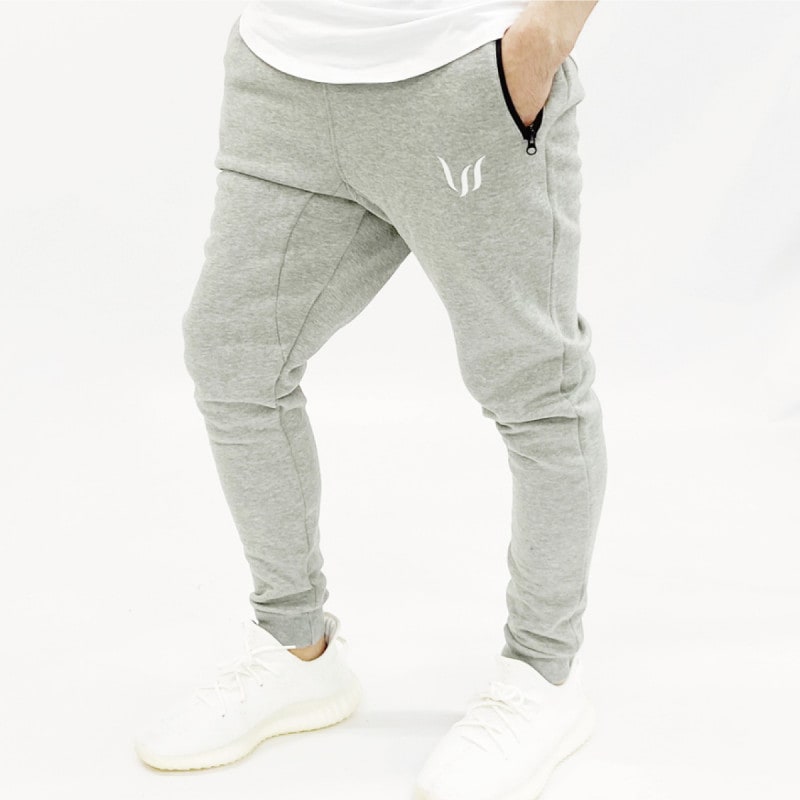 ESSENTIAL FLEECE PANTS - GRAY