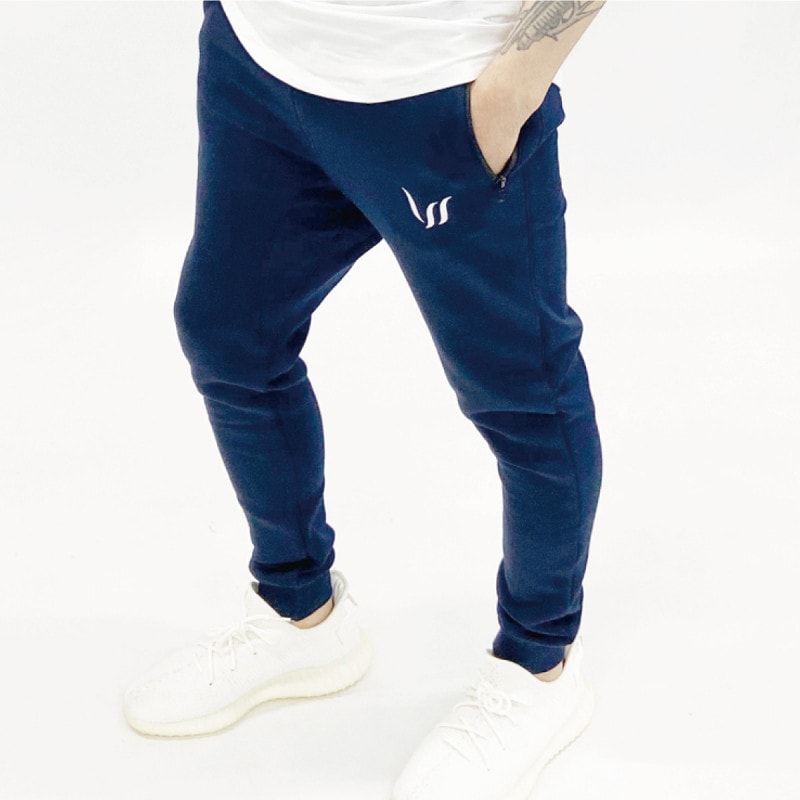 ESSENTIAL FLEECE PANTS - NAVY