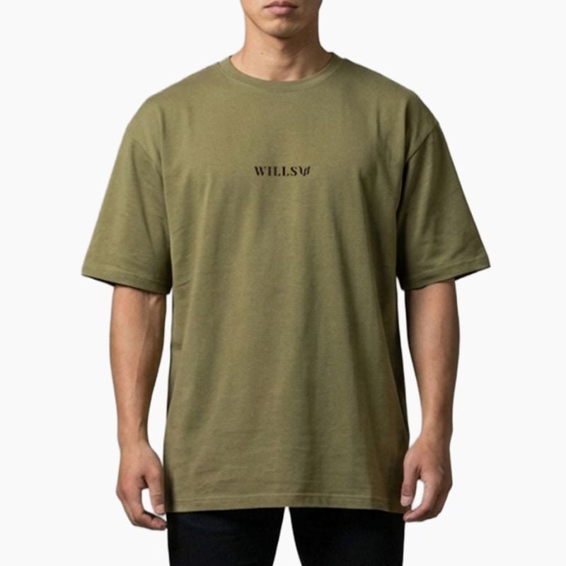 CORE OVERSIZE TEE - OLIVE