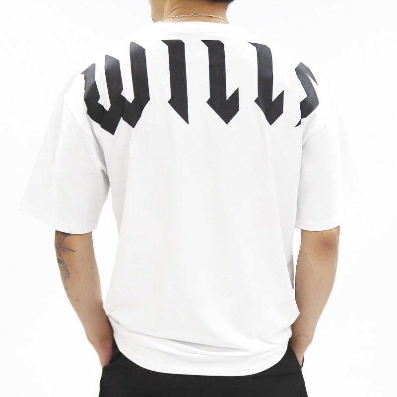 BIG LOGO OVERSIZE TEE - WHITE