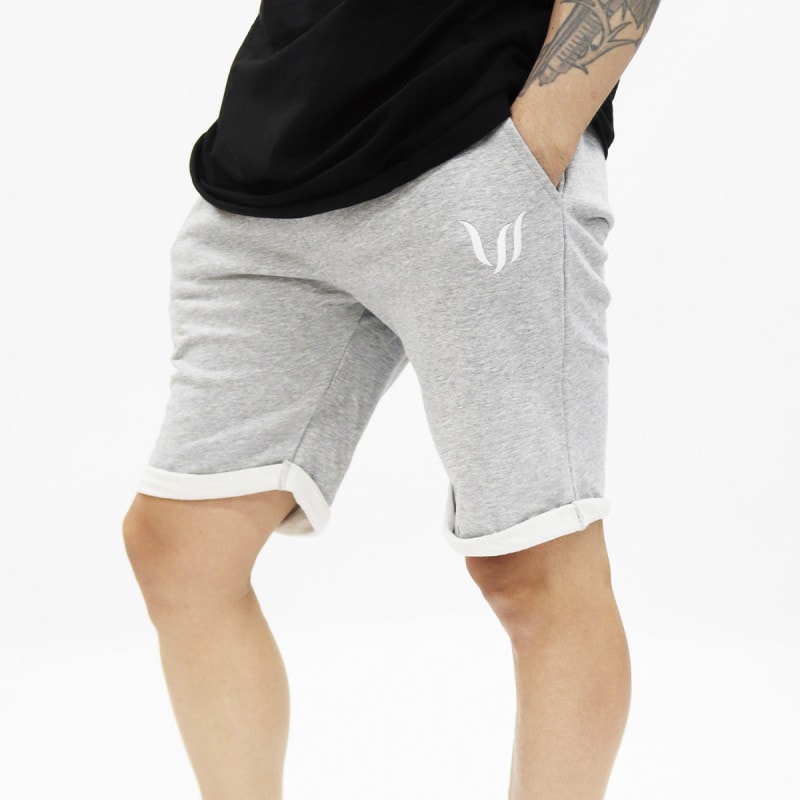 FRENCH TERRY SHORTS - GRAY