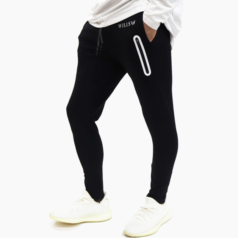 STRETCH UTILITY PANTS - BLACK