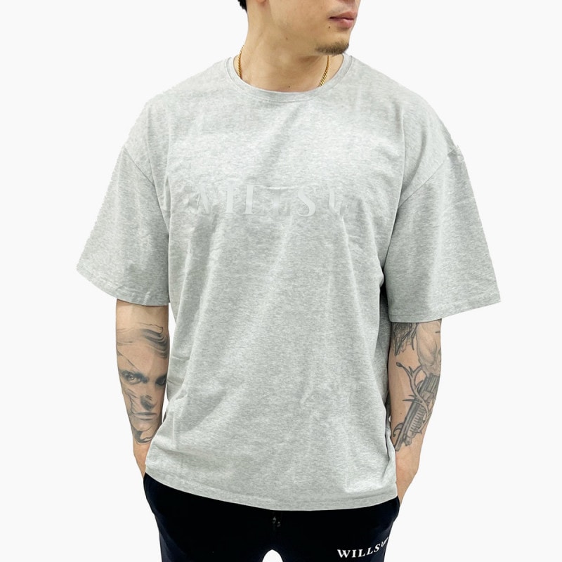 TRIUMPH ACID WASH OVERSIZED TEE -  GREY