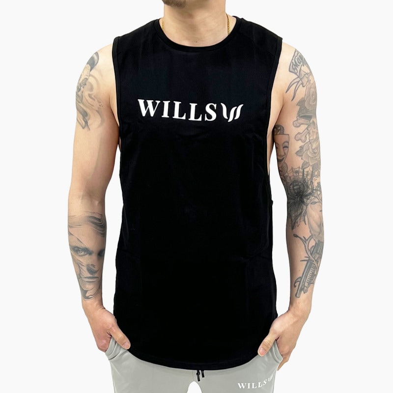 TRIUMPH SLEEVELESS TEE - BLACK