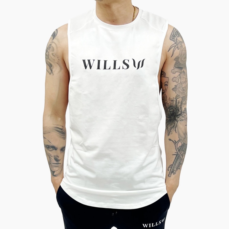 TRIUMPH SLEEVELESS TEE - WHITE