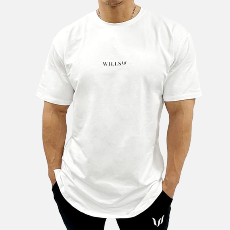 CORE SHORT SLEEVED T SHIRT - WHITE