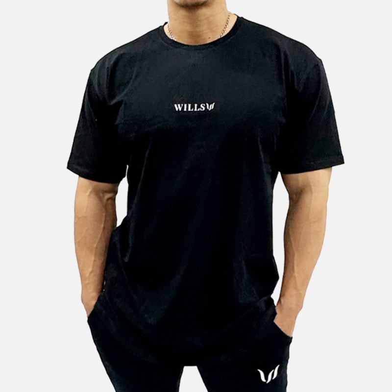 CORE SHORT SLEEVED T SHIRT - BLACK