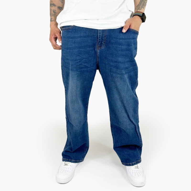 WIDE DENIM - DARK BLUE