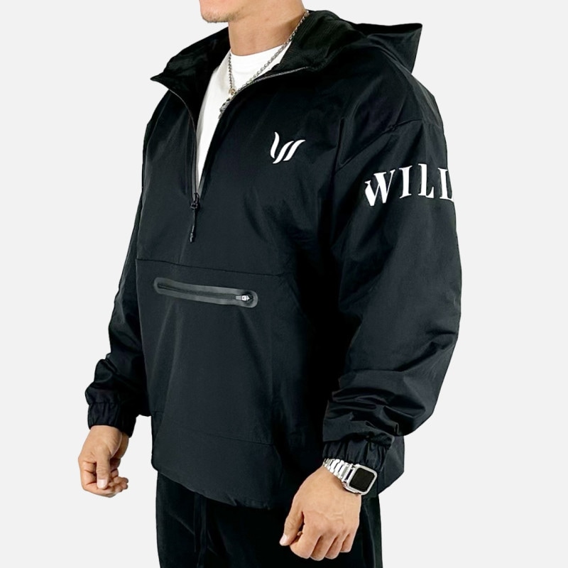 ANORAK JACKET - BLACK