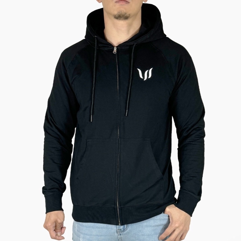 SP ZIP HOODIE - BLACK