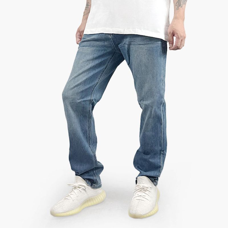 SUPER STRETCH JEANS - REGULAR FIT - DARK BLUE