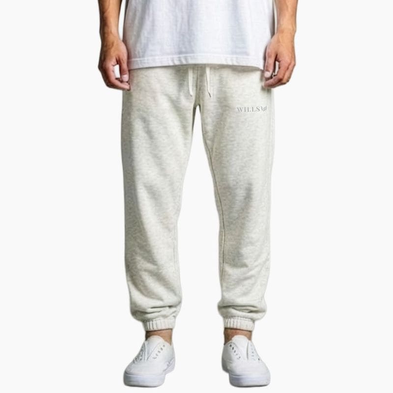 RELAXED REFLECT PANTS - LIGHT GRAY
