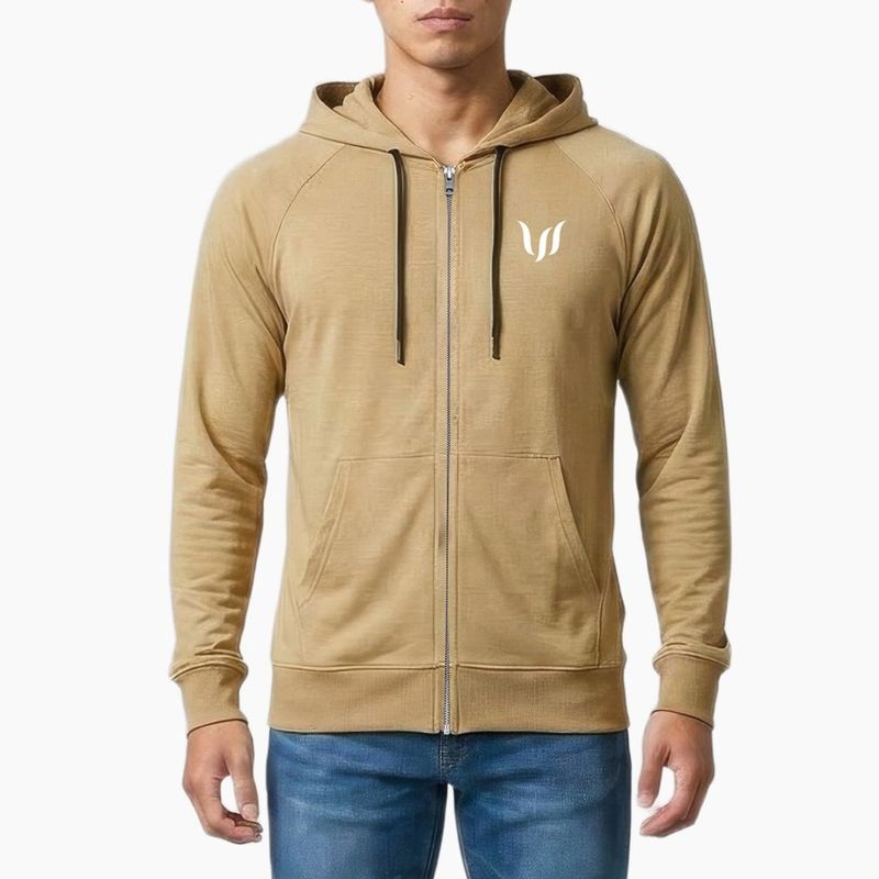 SP ZIP HOODIE - TAN