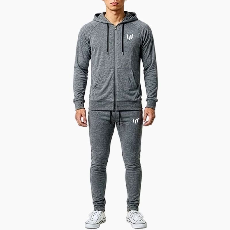 SP "ZIP HOODIE + JOGGER PANTS" SET UP  - CHARCOAL GRAY