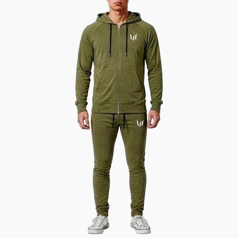 SP "ZIP HOODIE + JOGGER PANTS" SET UP  - OLIVE