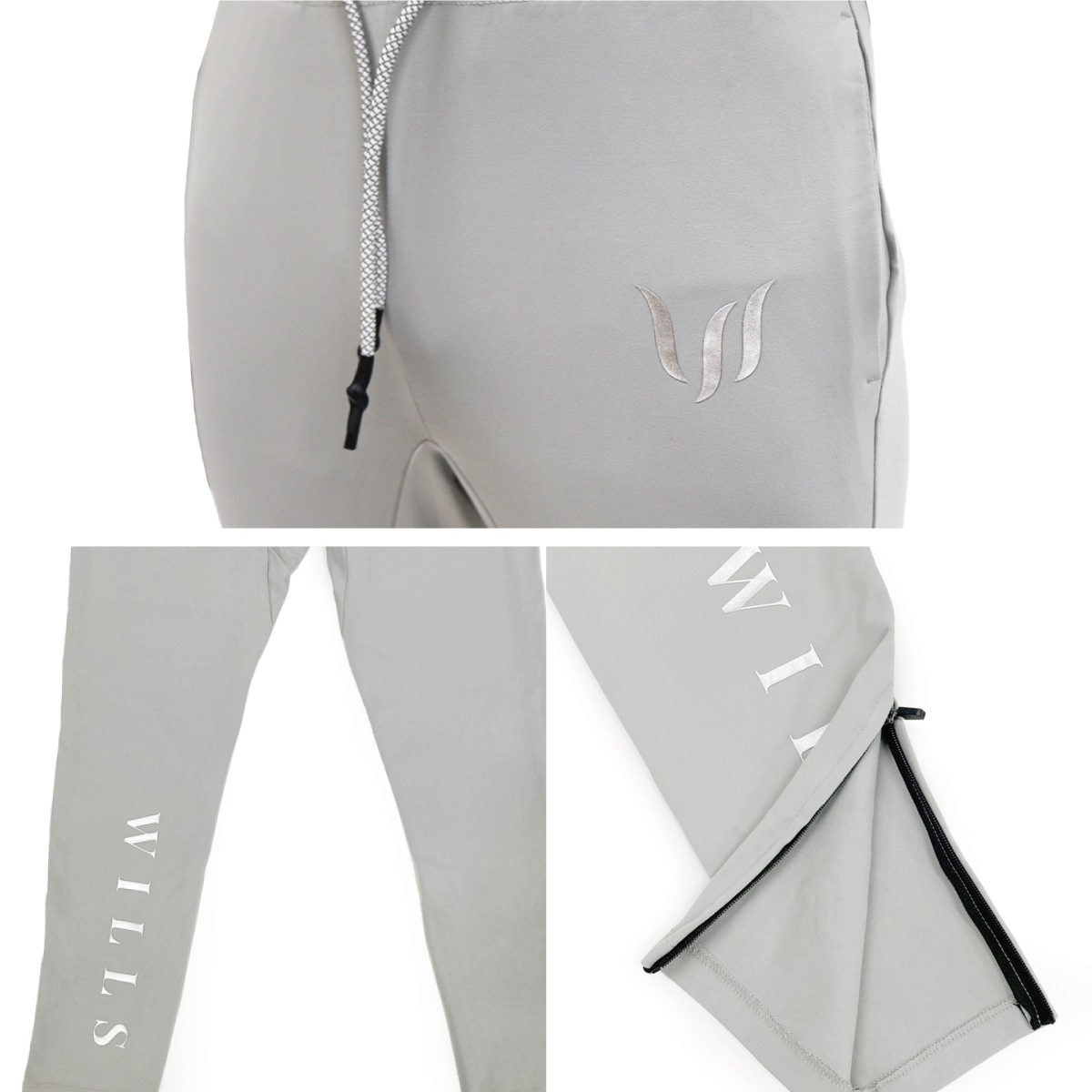 CALF WILLS PANTS - GRAY