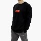 BOX LOGO OVERSIZED LONG SLEEVE - BLACK