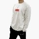 BOX LOGO OVERSIZED LONG SLEEVE - WHITE ASH
