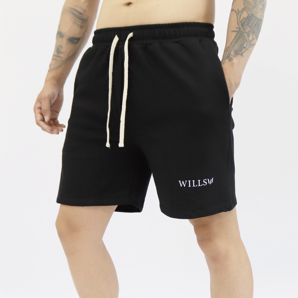 SWEAT SHORTS - BLACK